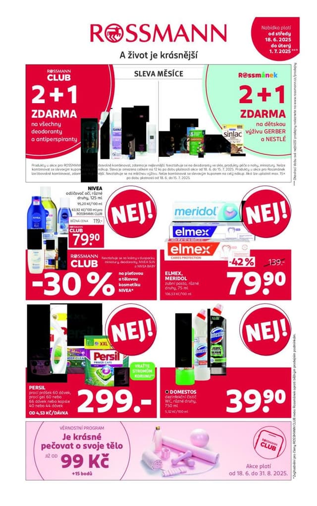 Rossmann drogerie leták 3. - 16.6.